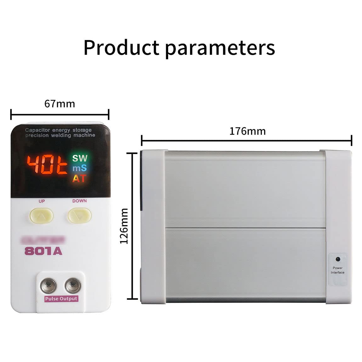 801A Bezprzewodowa Zgrzewarka Punktowa 11,6 Kw Kondensatorowa Zgrzewarka Punktowa Do Magazynowania Energii Mini Przenośna Precyzyjna Bateria Impulsowa Zgrzewarki Akumulatorowe I Blacha Niklowa