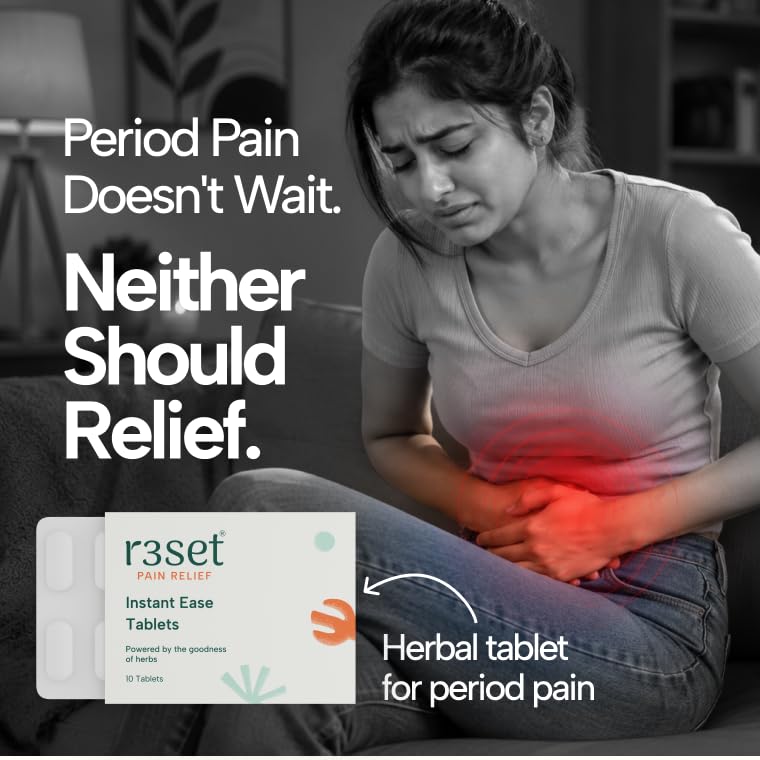 Image of R3SET Natural Pain Relief Tablets for Joint, Back & Body Pain - 3x10 Pieces