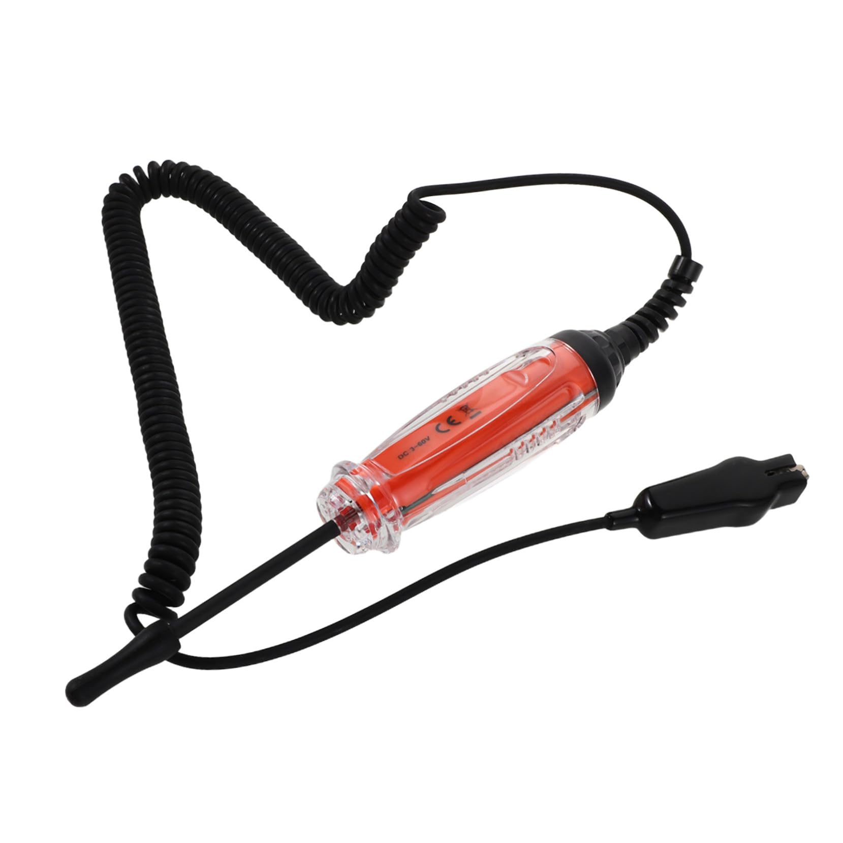 Medidor de Voltaje Digital para Automoción con Pantalla LCD Tester de Ligero y Portátil Detector de Fallos Eléctricos para Coche y Camión Sensor de Alta Sensibilidad para
