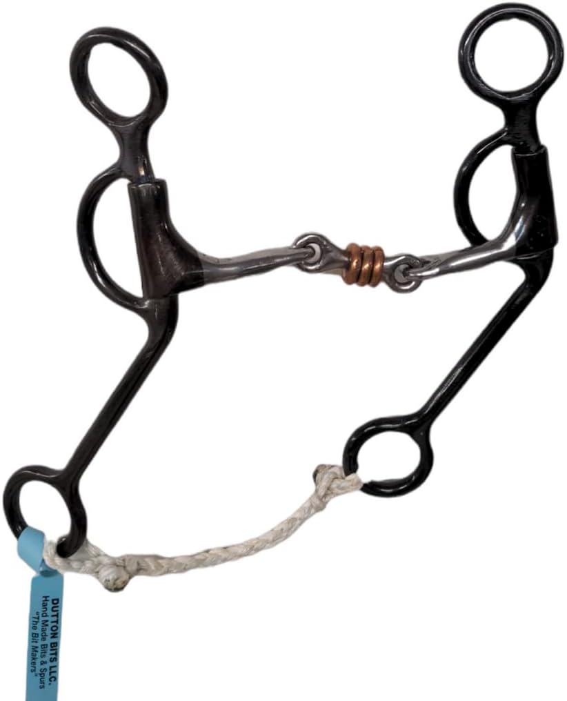 Dutton Dog Bone with Copper Roller Equine Bit LMS-12
