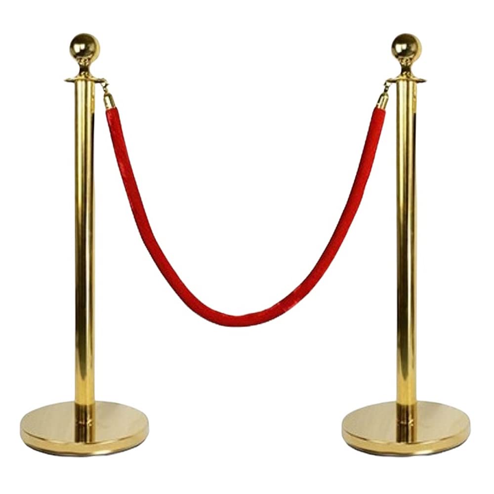 ロープパーテーション ポールベース2台・ロープ付き ロープパーテーション ポールベース2台・ロープ付き