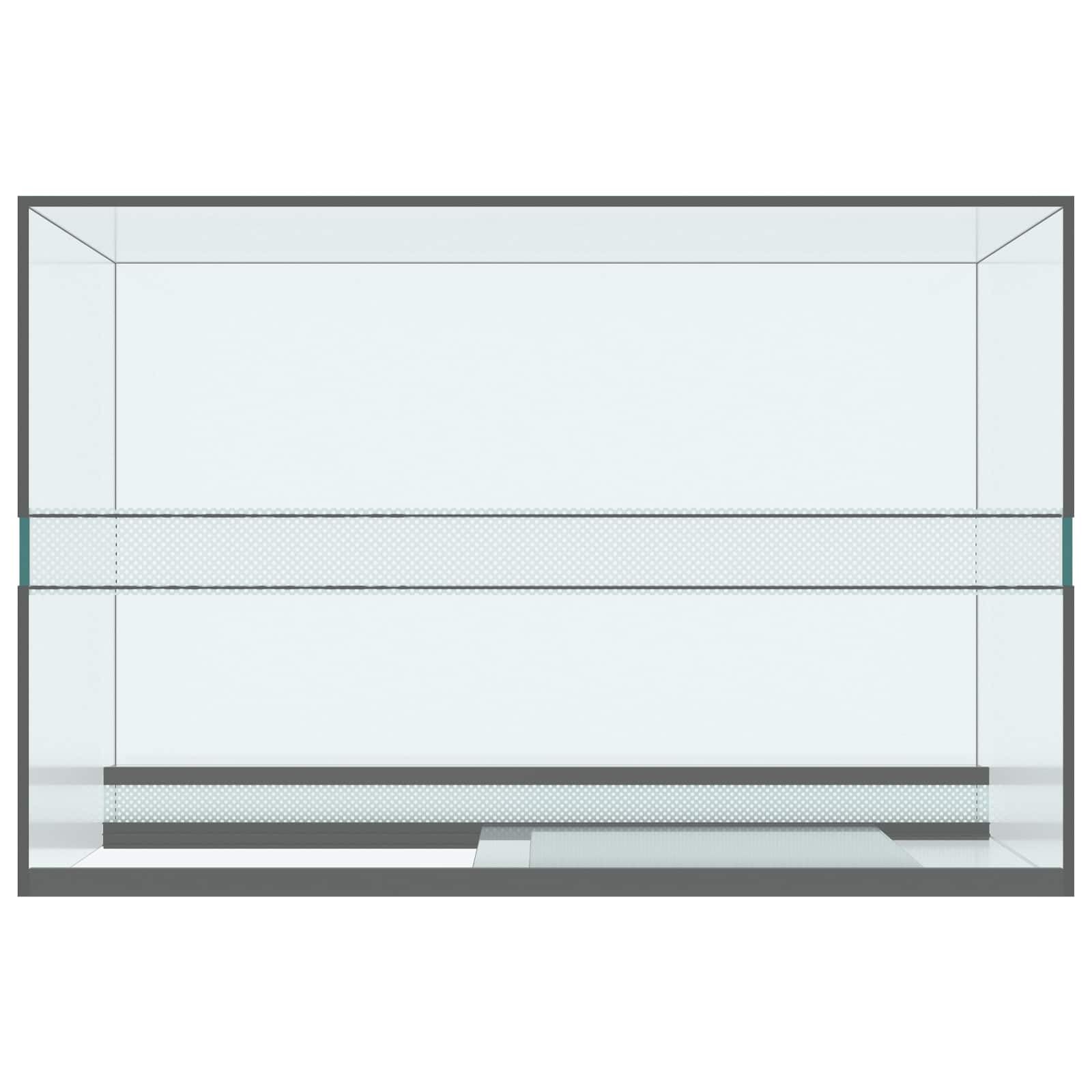 Generisch Terrarium mit Speicher Transparent 60 x 40 x 40 cm Glas,Tier- & Haustierbedarf,Haustierbedarf,Reptilien- & Amphibienbedarf,Terrarien-42020391