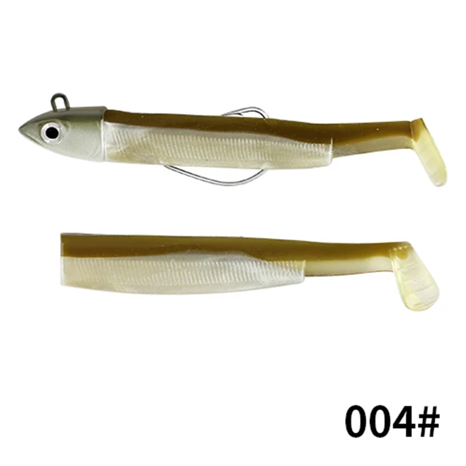 Señuelo de Pesca con Cabeza de Anzuelo de pececillo Negro, señuelo Suave for Lucio, 5g/12g/ 25g, Pesca de lubina, sábalo, Cebo Suave, código de Barco, Cebo de lubina for Zand