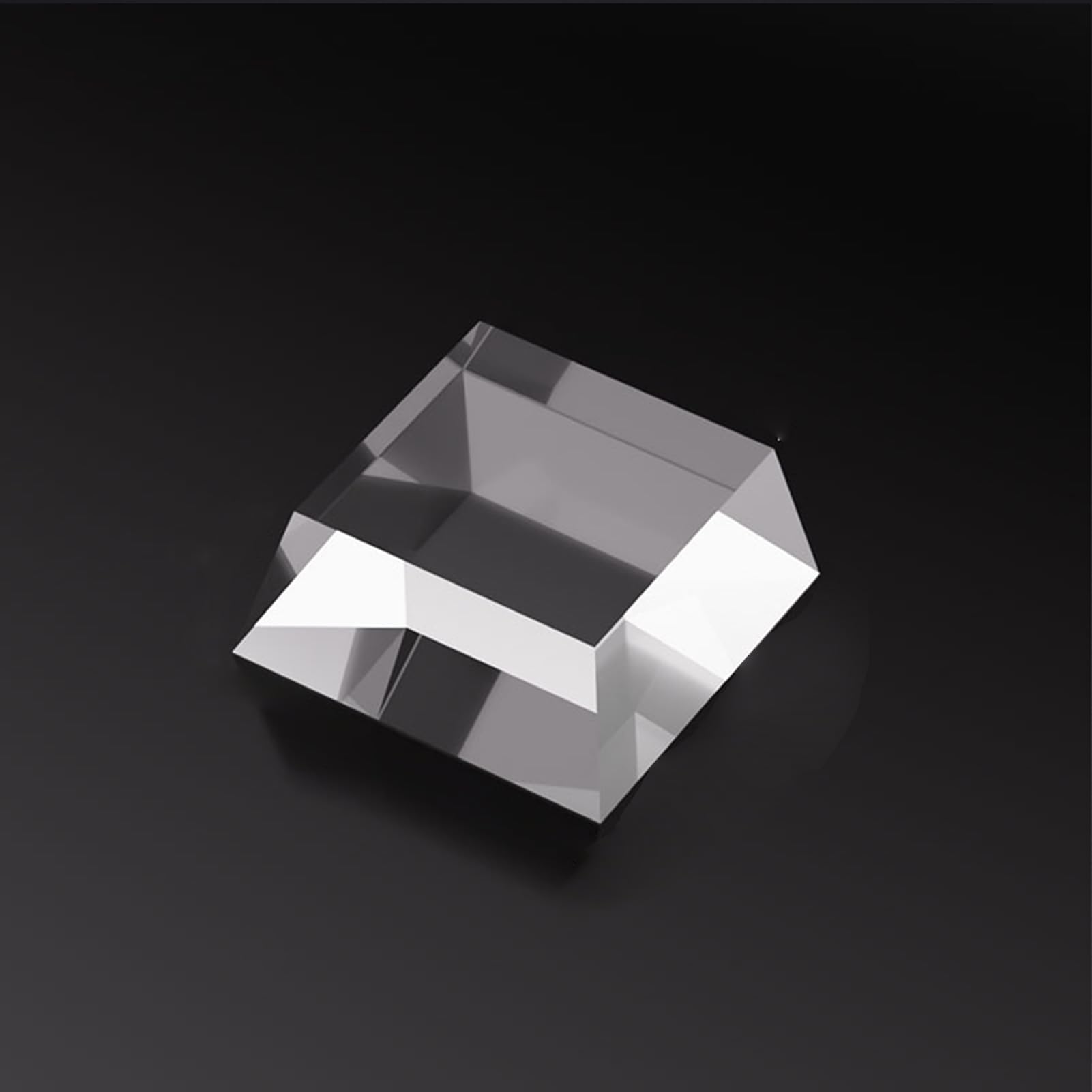 PUAISJN Acrylic Square Display Block, Acrylic Display Blocks Multiple Sizes(10x10x4)