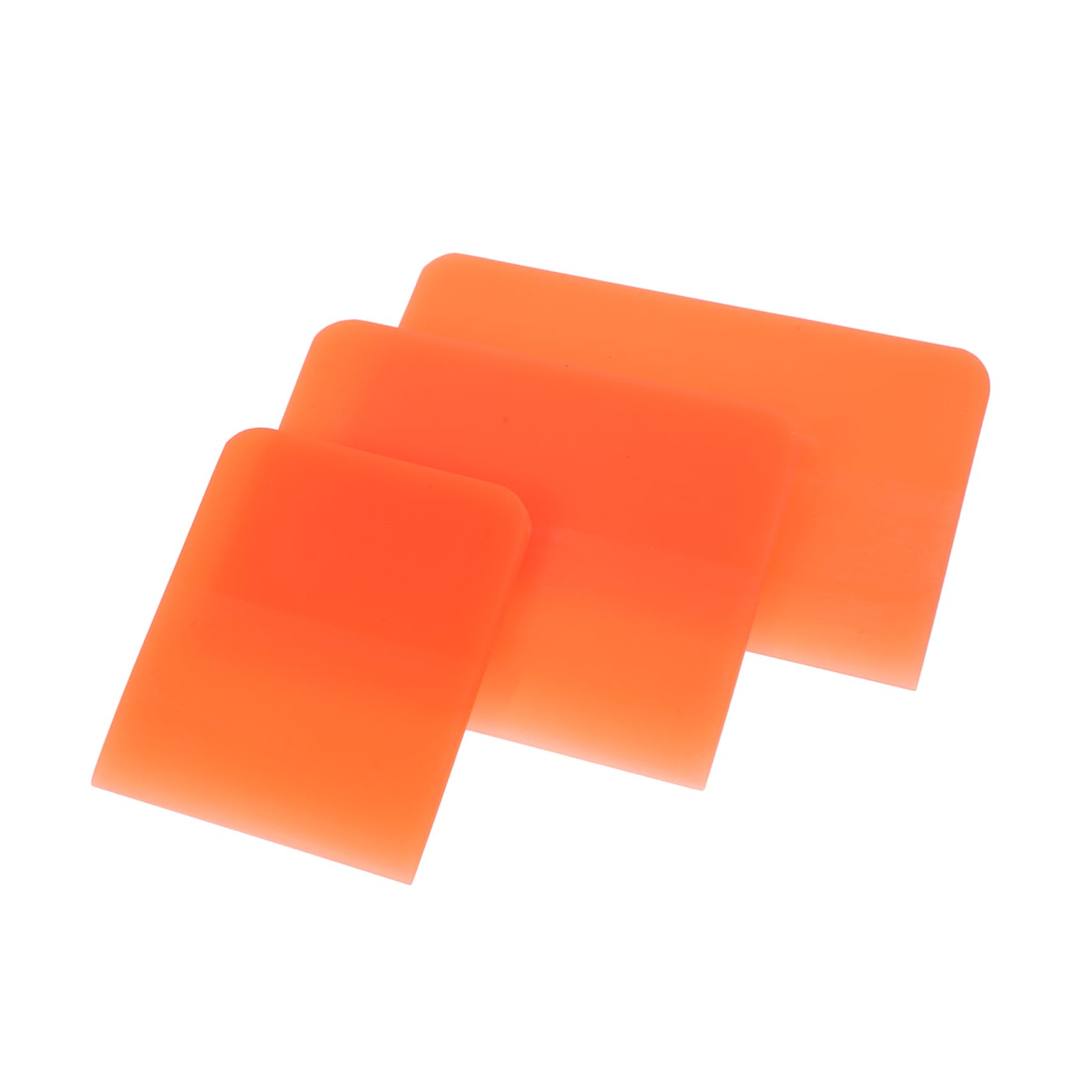 Unomor 3pcs Car Window Squeegee Tool Car Film Scrapers Auto Wrapping Tool Smoothing Gauge