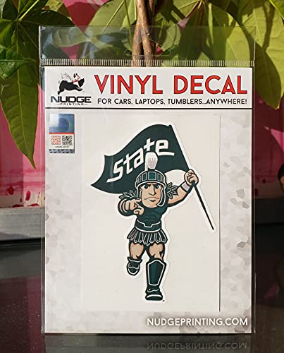 Sparty calcomanía de Michigan State University para el coche de un fan 4