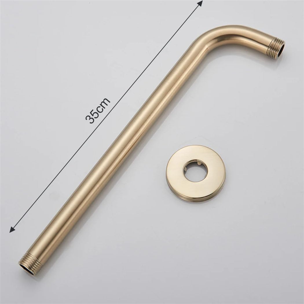 Wall Ceiling Mounted Shower Arm Brass Bathroom Shower Head Bracket Bar G1/2 Shower Head Fixed Pipe
