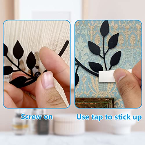 Foglie di metallo da parete 2 pezzi - Foglie di