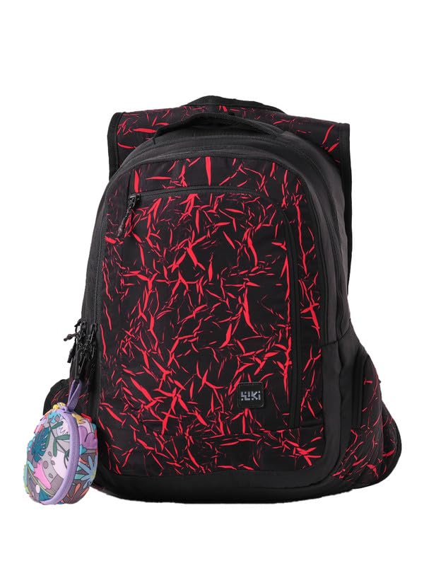 Image of Wiki Stylish Unisex Backpack | Girl 4 Durable & Lightweight backpack for Men & Women | Laptop Backpack for Office, Gym, Travel (34 Litre, Black)