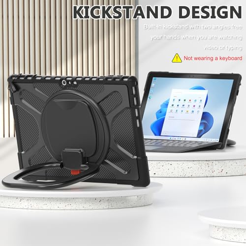 Coque Microsoft Surface Pro 7 6 5 protection antichoc clavier béquille - 5