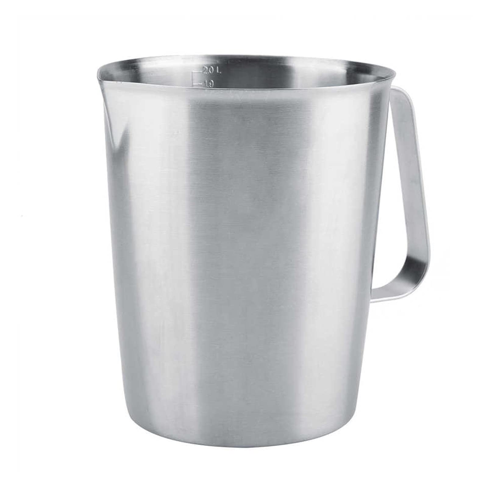Sos łódź 2000 ml stal nierdzewna latte artystyczne akcesoria do spieniania mleka kubek nieprzywierający spieniacz kremowy butelka na wodę garnek do spieniania espresso pojemnik na sałatkę (rozmiar: XS)