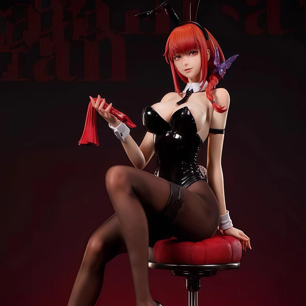 Makima figurka 45cm Anime Bunny Girl figurki 1/4 kreskówkowy model figurka akcji PVC statuetka dekoracja biurka, przedmioty kolekcjonerskie prezenty dla fanów