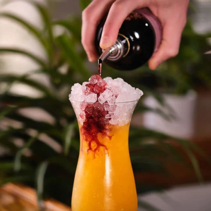 BLISS START Crystal Hurricane Glasses Cocktail Glasse 450 ml, Ideal for Juice, Smoothies, Cocktail,Mocktail,Suitable for Home, Restaurants & Bars (Pack of 6) 2
