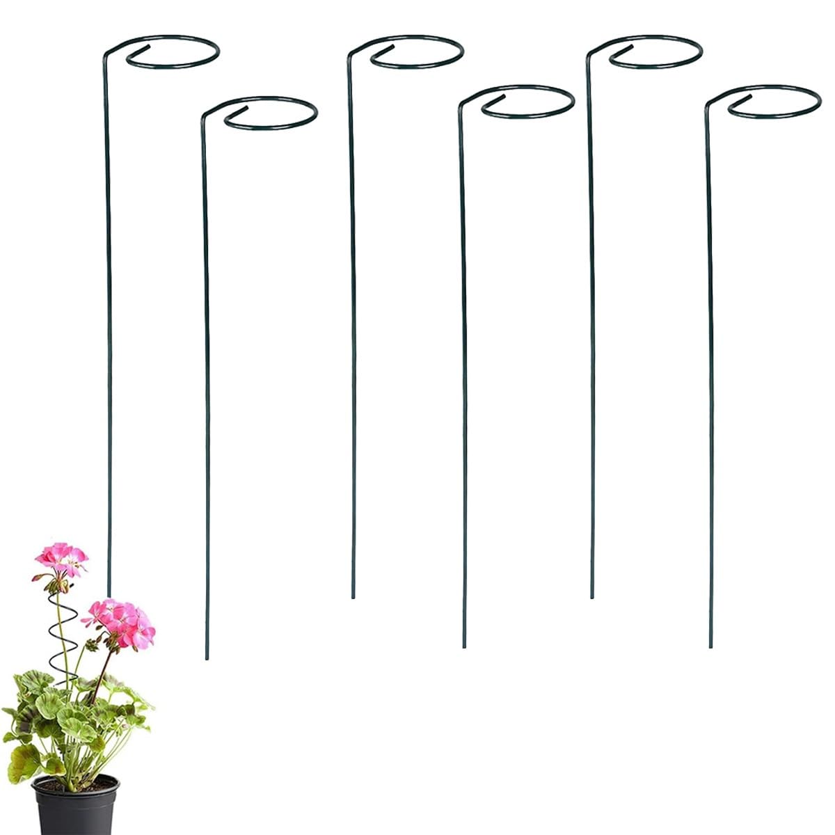 Homtrator Tomato Twist Stake, Tomato Twists, Tomatoes Plant Support, Tomatoes Spiral Stakes, Rust-Resistant Metal Twist Supports, Climbing Plant Stakes for Potted Plants Tomato Rose Vine