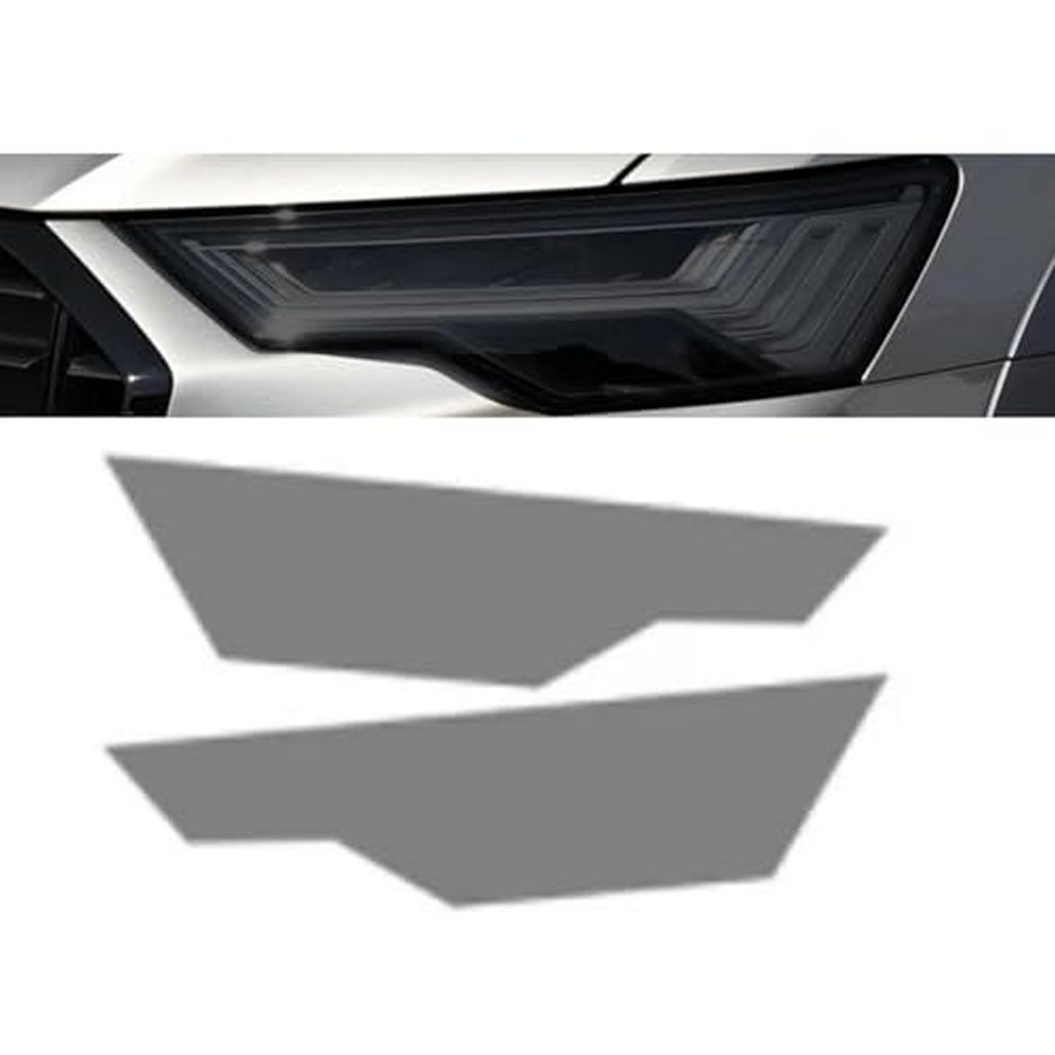 Film teinté phare Audi A6 2019 autocollant noir fumé transparent TPU protection optiques de voiture