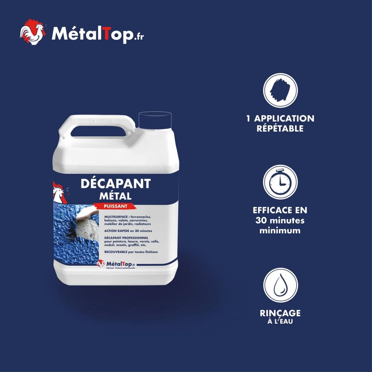 Metaltop Decapant Metal 5 L