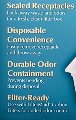 LitterMaid Disposable/Sealable Waste Receptacles, 18-Count