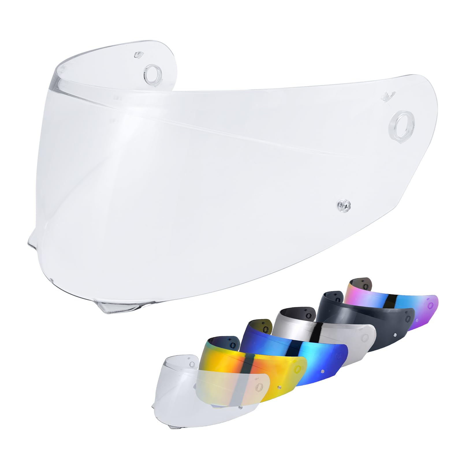 VCOROS I90 Clear Helmet Visor Shield Replacement Compatible with HJ-33 Motorcycle Helmets