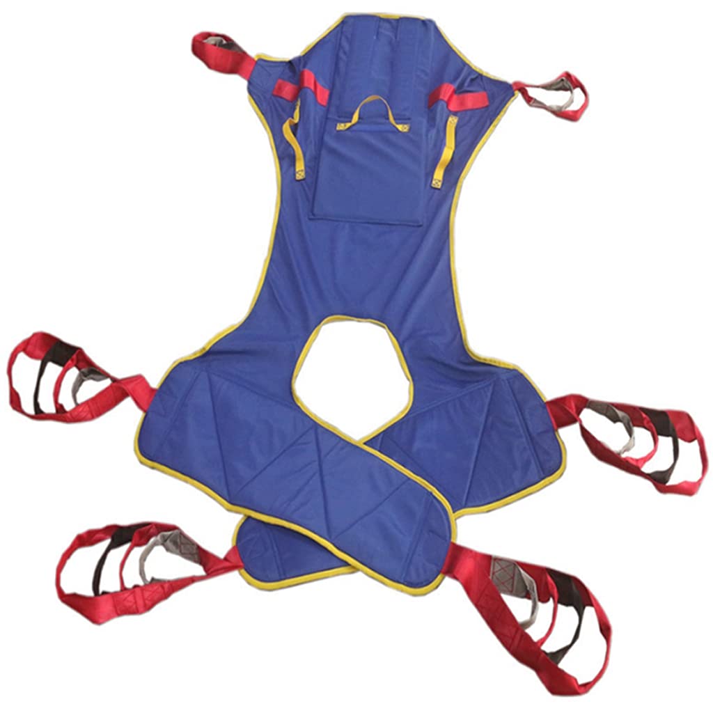 Eslinga de Ajuste de Cuerpo Completo para Ancianos,discapacitados y discapacitados,Eslinga cómoda para IR al baño para polipastos,Ayuda de Apoyo para Ayudar a Sentarse y levantarse en la Cama