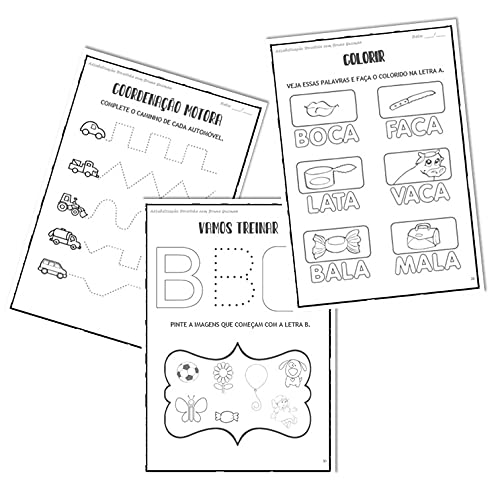 Alfabetização Divertida Maternal e 1º período Apostilas