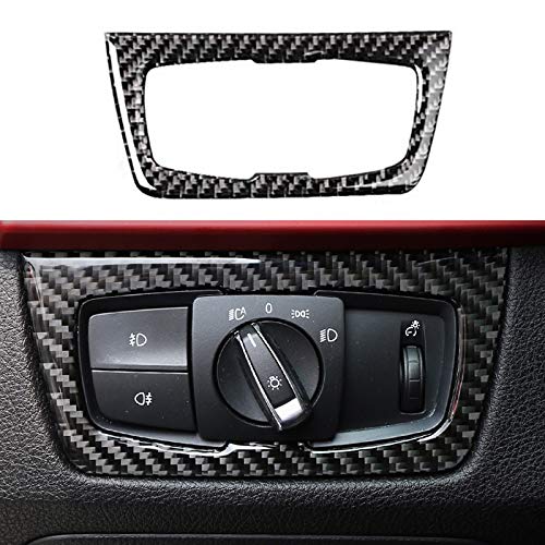 Cornice Interruttore Fari In Fibra Di Carbonio - Adesivo - Per 6 Pulsanti - Nero - Foto 6