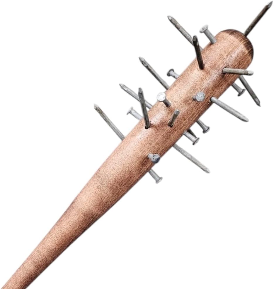 Steve Harrington Nail Bat Replica Prop – Iconic Spiked Baseball Bat with Nails