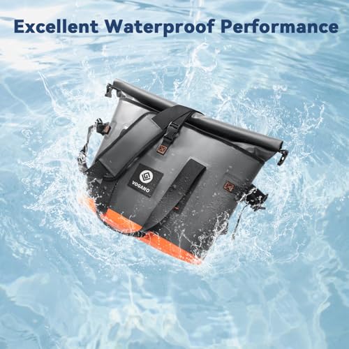 Image of Vogano 40 Can Soft Cooler Bag - Insulated Leak-Proof Large Cooler Bag with Roll-Top Waterproof Seal | Portable Ice Chest for Camping, Beach, Travel, Picnics | 24HR Cold Retention
