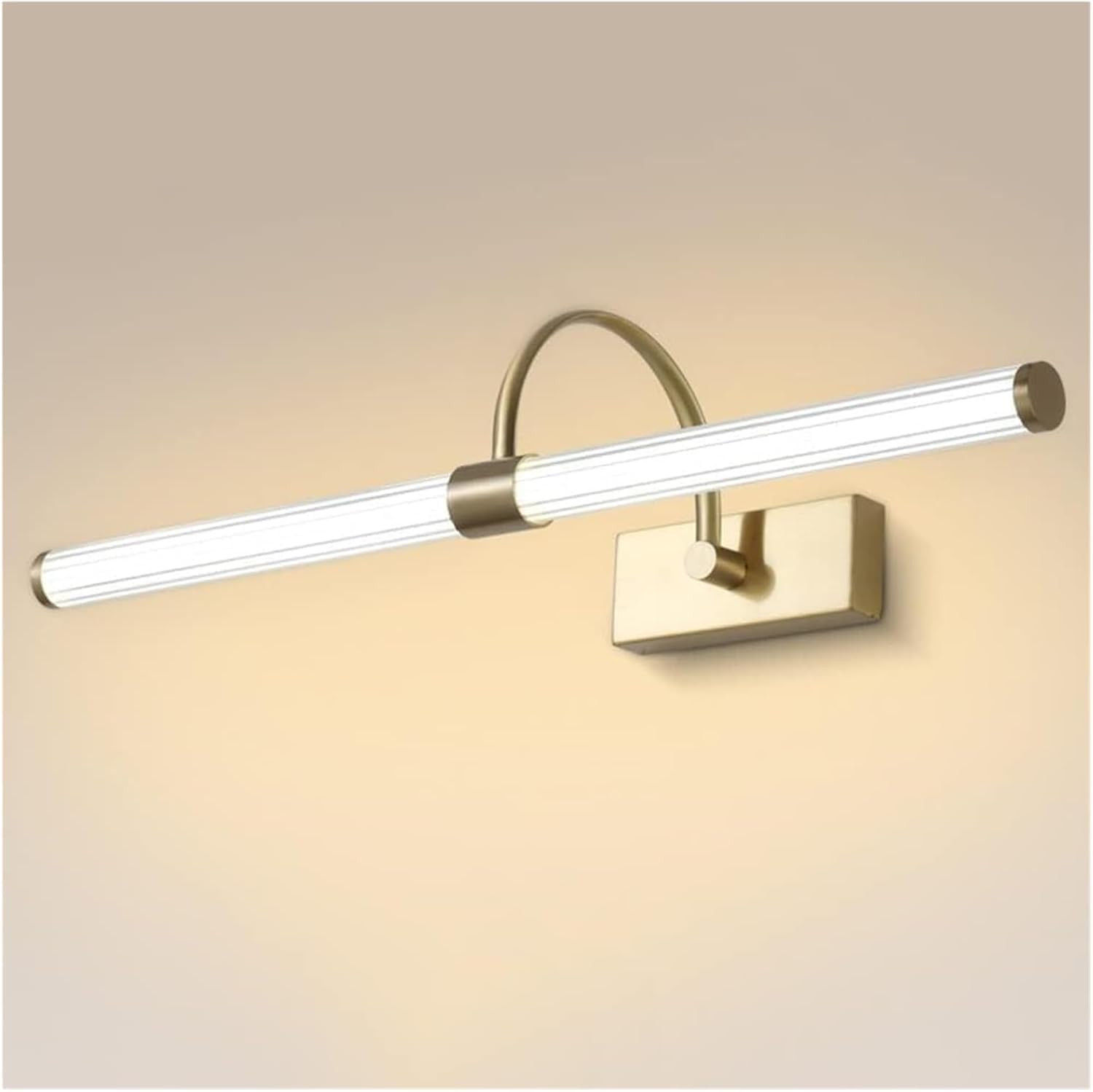 Olskfuh Copper Wall Lamp Bathroom Vanity Lamp 28.7In Led Mirror Front Light 29W Wall Lighting Fixtures Over Mirror, Makeup Lights Vanity Mirror Lamps, Wall Sconces,-3000K
