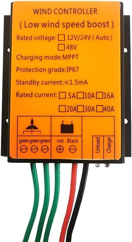 12000W Waterproof MPPT Solar Wind Generator Battery Charge Controller, IP67 Efficient DC Regulator for Renewable Energy Systems