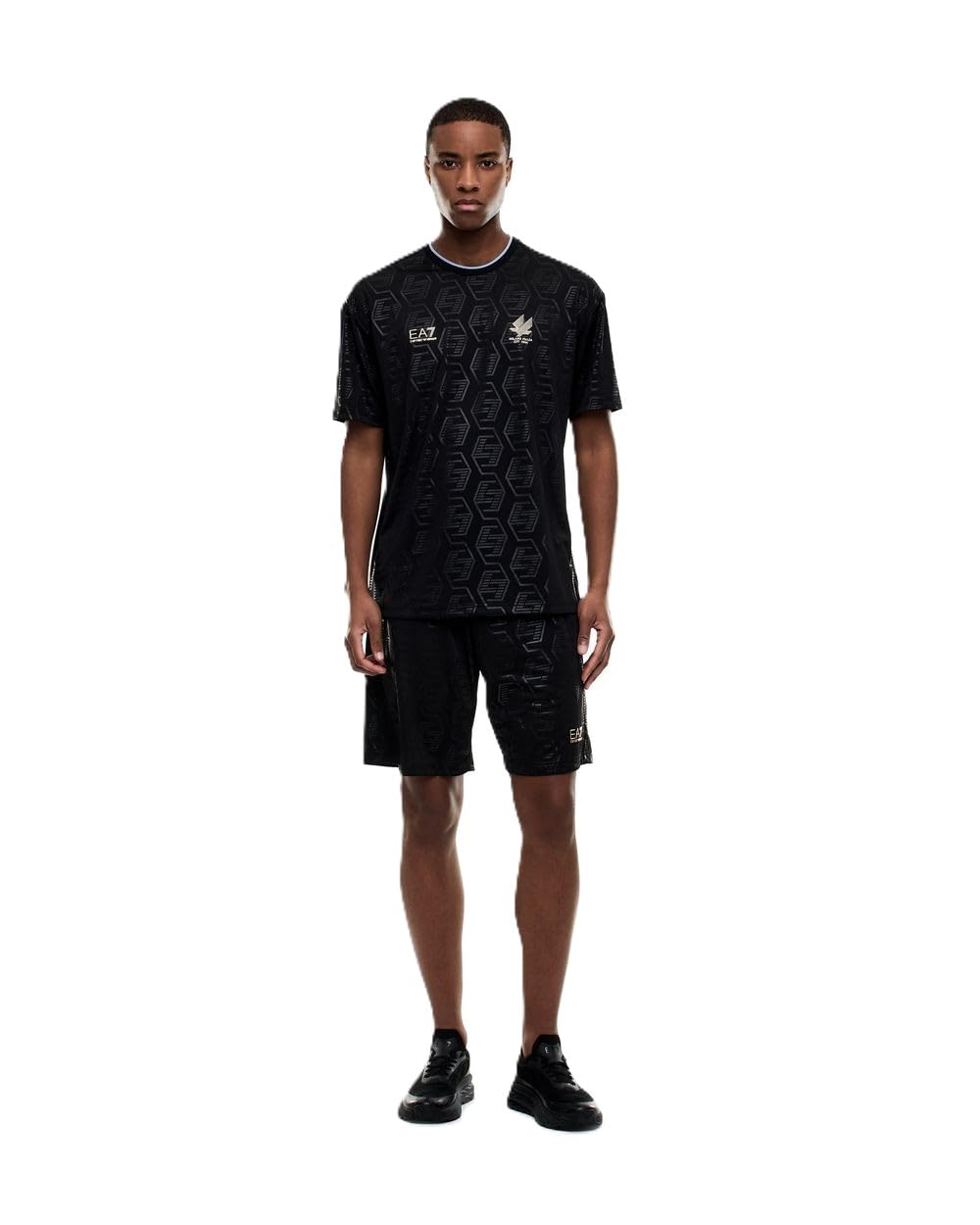 EA7 Emporio Armani 7M001304AF13537 - Conjunto de camiseta y pantalón corto para hombre