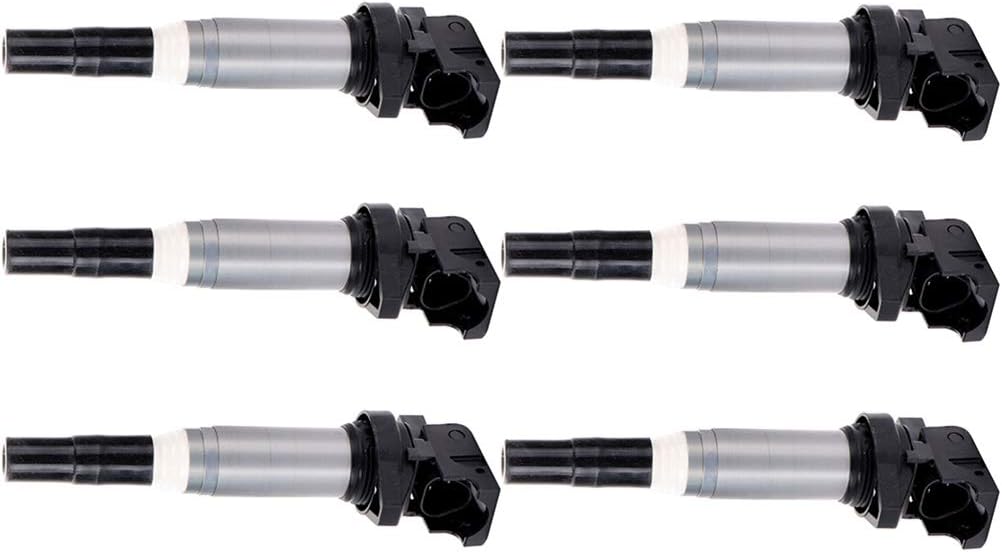 ECCPP ignition coil coils UF667 PACK OF 6,for X6 3.0L 2011-2017,for X5 3.0L 2011-2017,for X4 3.0L/2.0L 2015-2017,for 535i GT 3.0L 2010-2017 UF667 C1795 IC09112