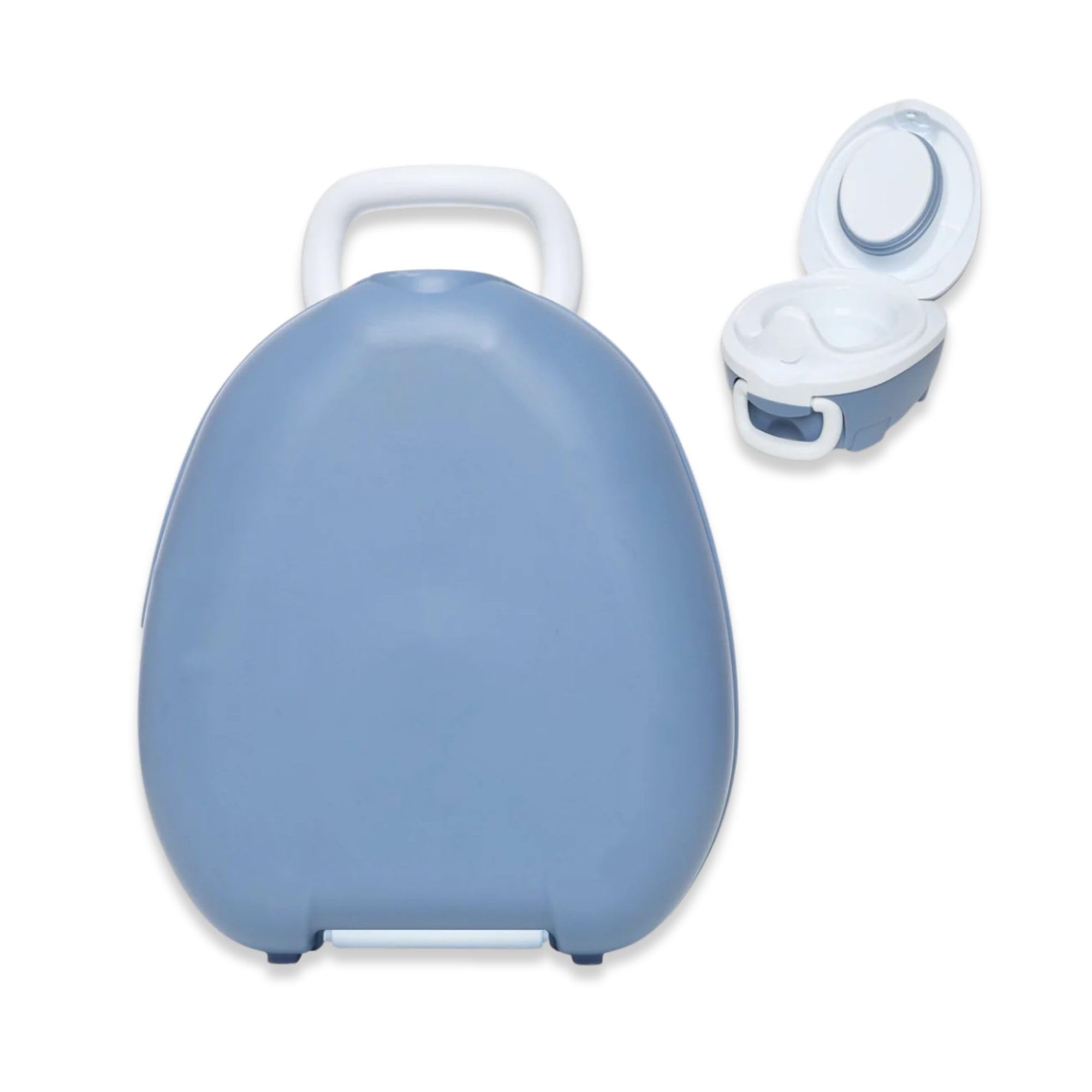 My Carry Potty - Blue Pastel Travel Potty Award-Winning Portable Toddler Toilet Seat for Kids to Take Everywhere product thumbnail 3