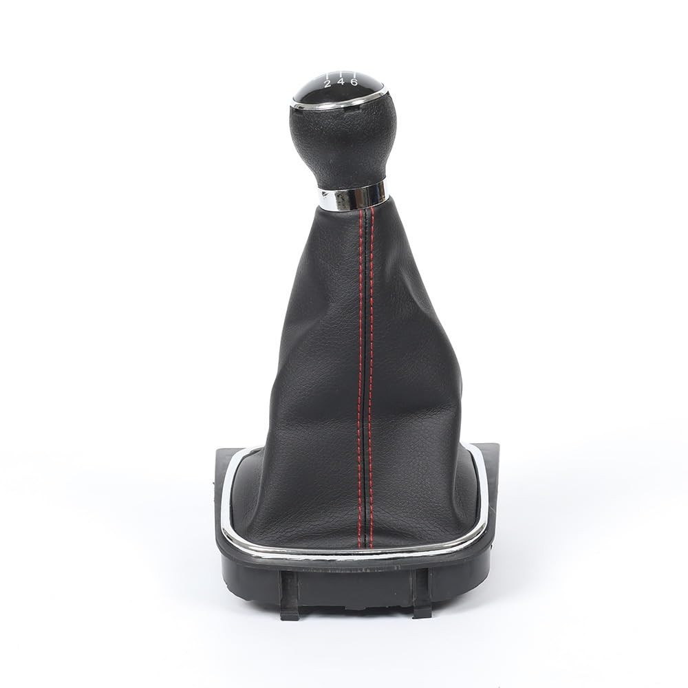 Wxnlbb One Color Compatible With Volkswagen Sagitar Golf Jetta Mk5mk6 Dustproof Cover Gear Handle Set Car Gear Lever Accessories(6 Speed)