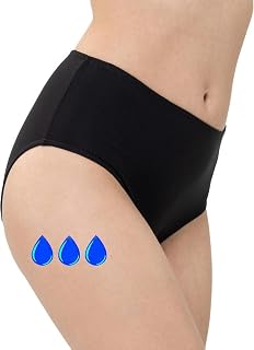 SliPss - Braga para la Incontinencia Urinaria - Talla L - Color Negro - Cintura Alta - Absorción Ligera hasta 200 ml - Igual a 2-3 Compresas Desechables - Lavable y Reutilizable - Discreta - 1 Ud.
