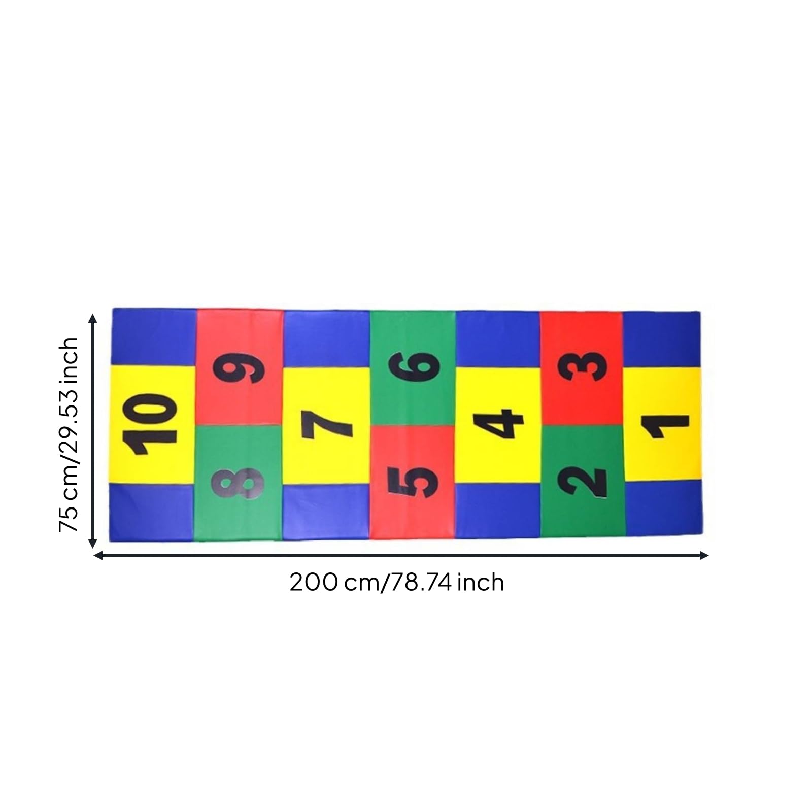 Amagogo Colchoneta Infantil con Números Gruesa | BOR Exterior Reforzado, Tapete, Multicolor, Esterilla