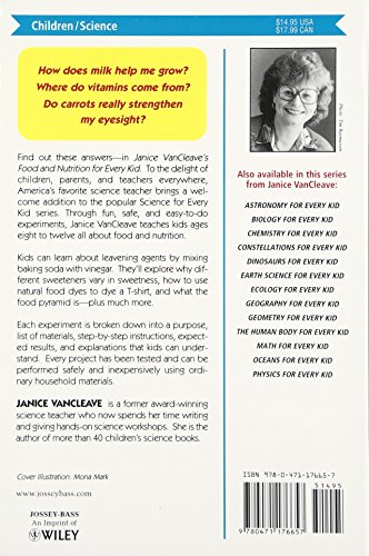 Janice VanCleave's Food and Nutrition for Every Kid: Easy Activities That Make Learning Science Fun - Image 2