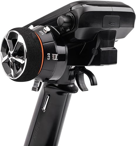 Miniatura 3 de Radiolink RC8X 2.4G - Transmisor de radio de 8 canales, pantalla táctil LCD a todo color de 4.3 pulgadas, 200 modelos de almacenamiento para auto RC