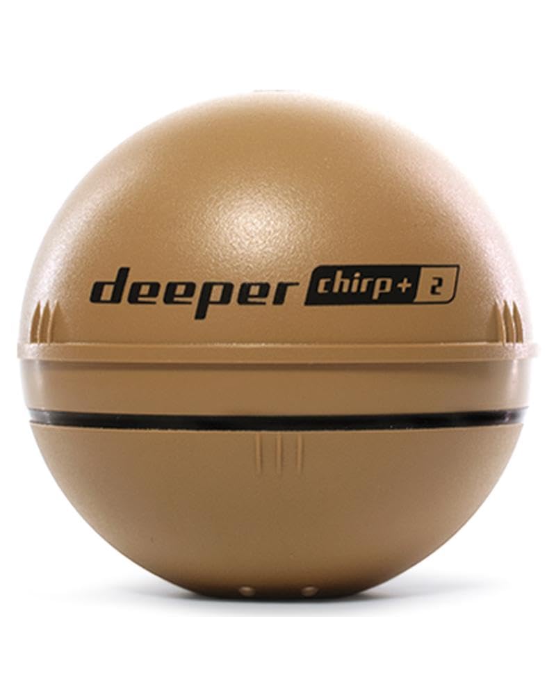 Deeper Chirp+2 - Auswerfbarer GPS Fischfinder, fürs Bootangeln, Eisfischen, Uferangeln | Auswerfbares Echolot mit benutzerfreundlicher kostenloser App