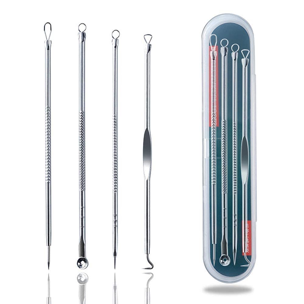 Prosopyare Blackhead Remover Comedone Extractor Acne Needle Nose Facial Cleaning Tool Kit, 1 Count (Pack of 4)-picture-23
