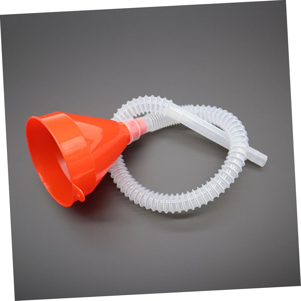 3sets Automotive Fuel Funnel Kit Long Tube for Oil Gas and Water Durable Plastic Transparent Design for Easy Monitoring Maintenance Accessories