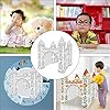 EXCEART 1 Set Colorizing 3D Castle Paper Fairy Tale Castle Paintable Cardboard Castle Kids Art Craft Supplies for Indoor Outdoor Fun #3
