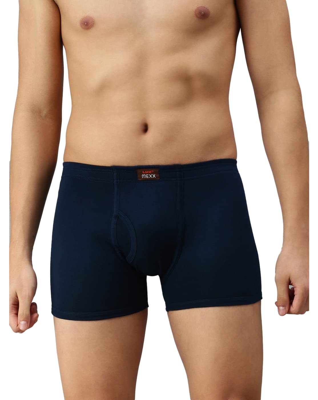 Lux Cozi Men's Solid Cotton Inner Elastic Trunks (Pack of 1)