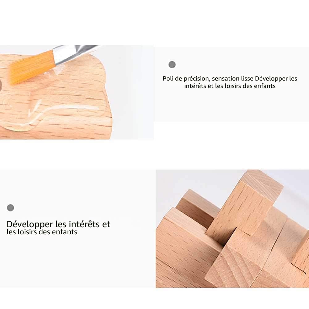 Puzzle En Métal à Déverrouiller - Casse-tête Éducatif Pour Adultes Et Enfants - Test De Logique Et De Patience - Jeu De QI En Alliage De Zinc