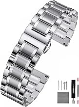 0.7 inch (18 mm), 0.9 inch (20 mm), 0.9 inch (22 mm), 0.9 inch (24 mm), Watch Band, Stainless Steel, Smart Watch Band, 0.7 inch (18 mm), 0.8 inch (20 mm), 0.9 inch (22 mm), 0.9 inch (24 mm