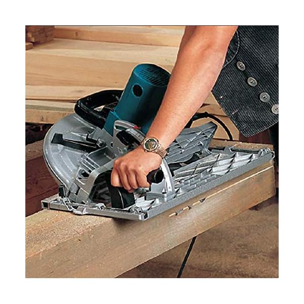 Makita 5143R Handkreissäge 2200 W, Schwarz, Blau – Bild 3