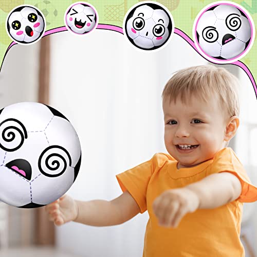 Lenwen 4 Pcs Soccer Ball Toy For Kids Plush Soccer Ball, Toddler Soccer Ball Hilariously Interactive Toy Plush Stuffed Soft Plush Pillow Stuffed Toy For Kids Boys Birthday Gift Game Party Supplies #TOP5