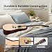 Fender Dreadnought Acoustic Guitar - Natural Bundle with Gig Bag, Tuner, Strings, Picks, and Austin Bazaar Instructional DVD