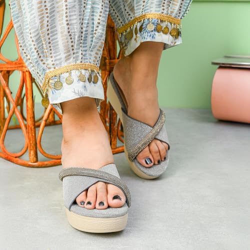 Image of Centrino Women's Sandals | Soft Cushioned Footbed for Extra Comfort | Stylish & Elegant Look for Ladies | Fashionable & Durable Sandal Comfort & Quality (9417)