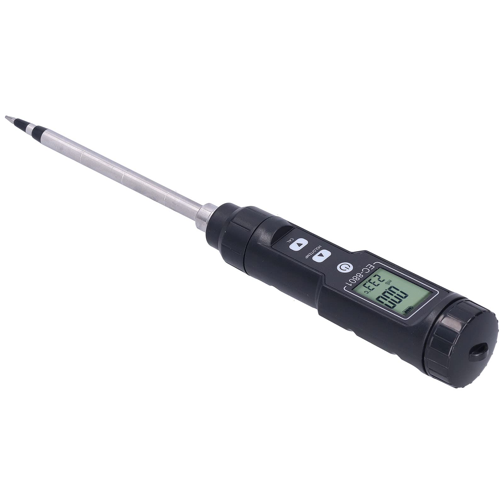 Conductivity Tester, Conductivity Detector Easy Operation Measure Soil Conductivity and Temperature for Laboratory for Agriculture for Farmland Planting