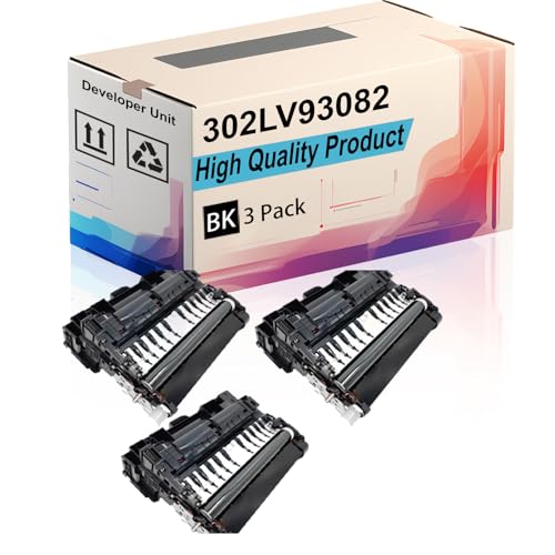 302LV93082 Developer Unit Compatible for Kyocera FS-2100DN FS-4100DN FS-4200DN FS-4300DN Printers, High Yield 150000 Pages, Print More Pages (3 Pack Black)